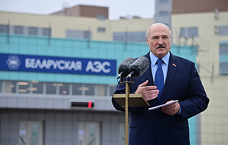 Speech to the workers and builders of the Belarusian nuclear power plant 