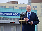 Speech to the workers and builders of the Belarusian nuclear power plant 