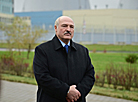Aleksandr Lukashenko during a talk with media 