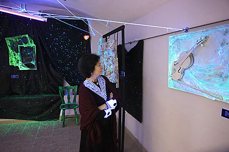 Light-dynamic art exhibition in Vitebsk
