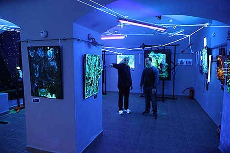 Light-dynamic art exhibition in Vitebsk