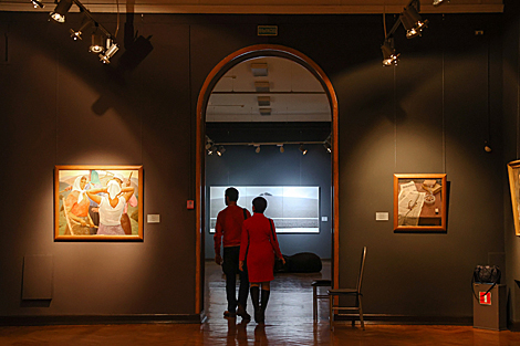 Exhibition dedicated to Ferdynand Ruszczyc in Minsk