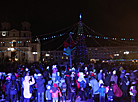 Lighting the main Christmas tree in Grodno