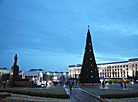 Lighting up of Christmas tree in Mogilev 