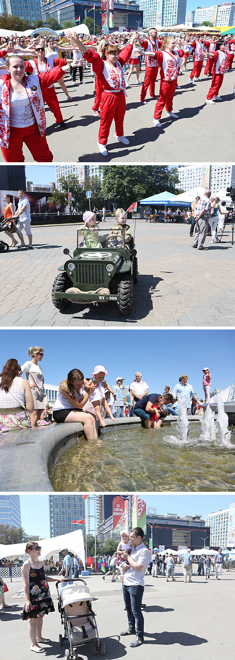 In the streets of Minsk on Belarus’ Independence Day