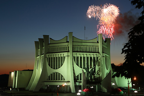 Fireworks in Grodno 