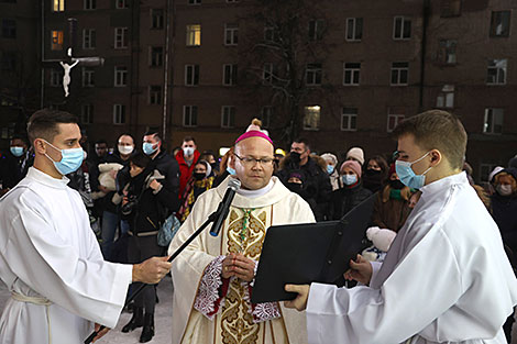 Рождество Христово в костеле Святого Станислава в Могилеве