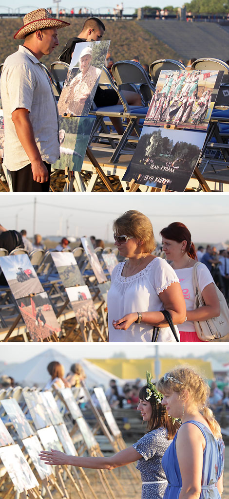 BelTA’s photo exhibition at the Kupala festival in Alexandria 