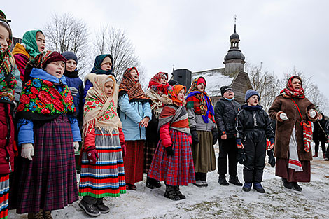 Christmas rite in Strochitsy