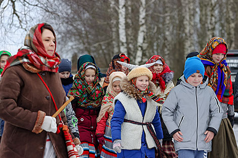 Christmas rite in Strochitsy