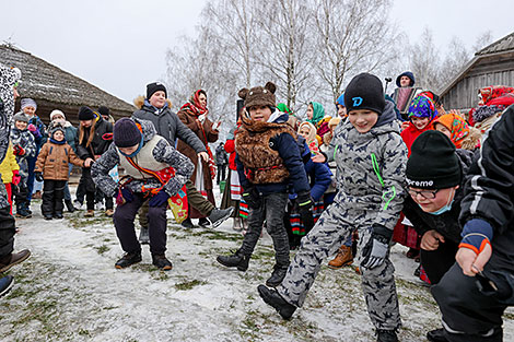 Christmas rite in Strochitsy