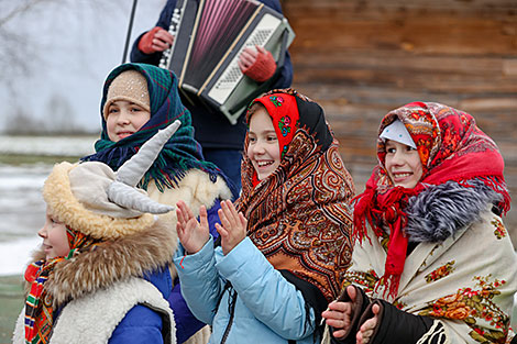 Калядныя гулянні ў Строчыцах