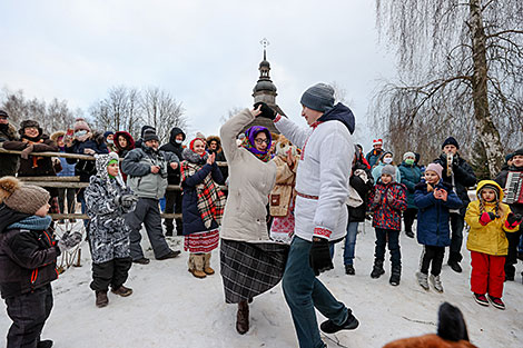 Калядныя гулянні ў Строчыцах