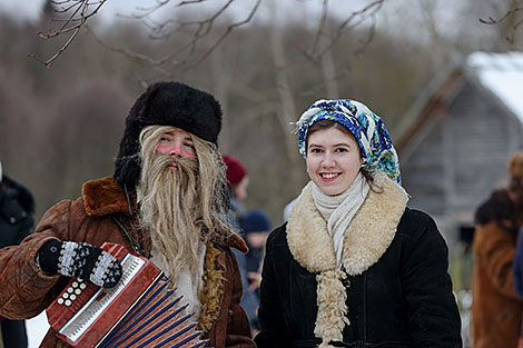Калядныя гулянні ў Строчыцах