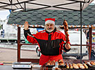 Christmas market by Palace of Sports