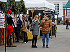 Christmas market by Palace of Sports