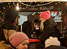 Christmas market by Palace of Sports