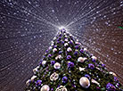 Christmas tree by Palace of Sports in Minsk