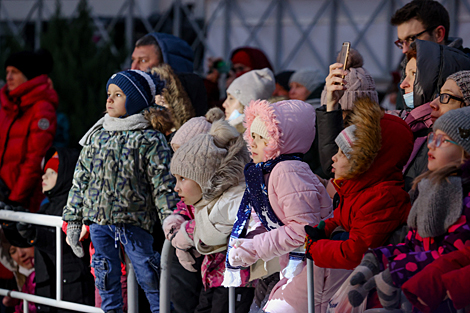 Christmas Merry-go-Round show in Minsk