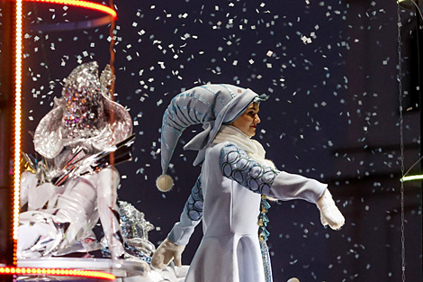 Christmas Merry-go-Round show in Minsk