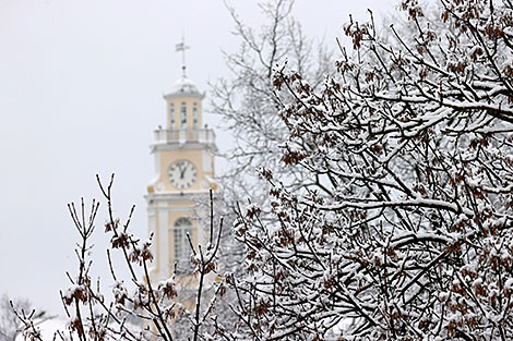 Снежны пейзаж у Віцебску 