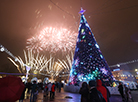 New Year’s fireworks in Minsk