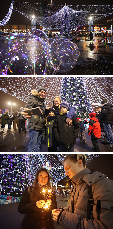 Минск отпраздновал Новый год