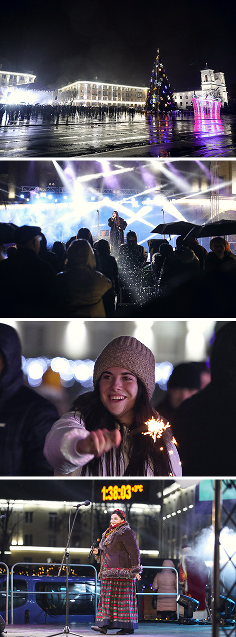 New Year’s festivities at the Christmas Tree in Brest