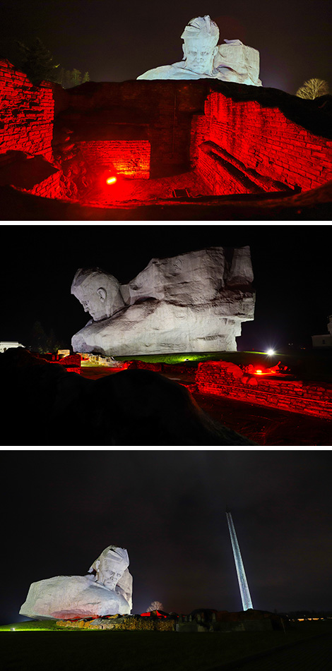 New illumination in Brest Fortress 