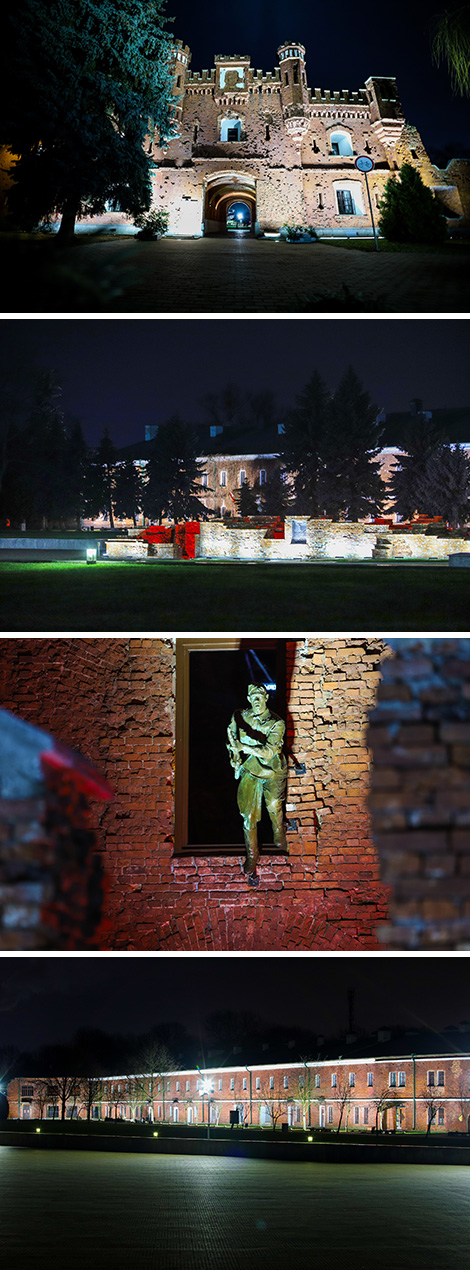 New illumination in Brest Fortress