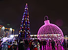 Lighting up of Christmas tree in Vitebsk