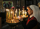 Festive service in St. Nicholas Garrison Cathedral in Brest Fortress