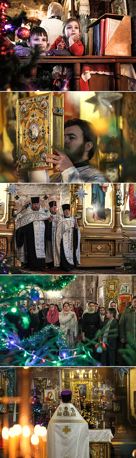 Festive service in St. Nicholas Garrison Cathedral in Brest Fortress