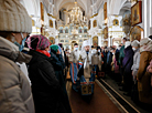 Christmas service in Minsk's Holy Spirit Cathedral