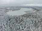 Winter landscapes in the Blue Lakes reserve