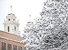 Minsk blanketed in snow