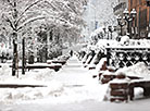 Minsk blanketed in snow