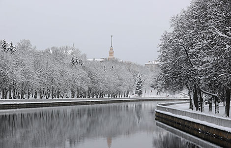 View of the Svisloch River in Minsk