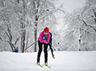 Ski run in the Vesnyanka neighborhood in Minsk