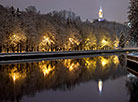 Winter evening in Minsk