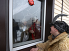 Christmas caroling in Mogilev District