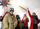 Christmas caroling in Mogilev District