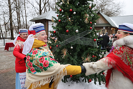 Kolyady rite performed in Vitebsk