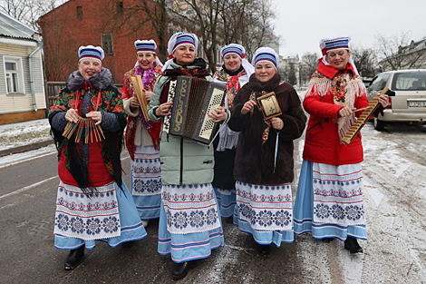 Kolyady rite performed in Vitebsk