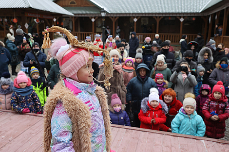 Kolyady rite performed in Vitebsk