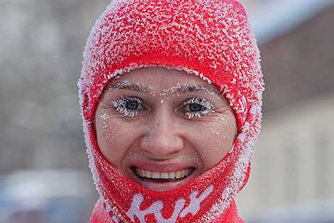 Крещенский забег в Минске