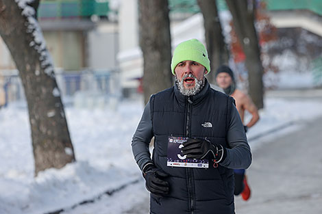 Крещенский забег в Минске