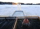 Epiphany bathing in Minsk 