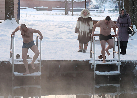 Epiphany bathing in Belarus 