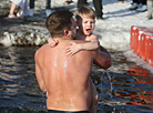 Epiphany bathing on Lake Yubileinoye